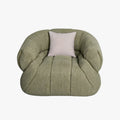 SIENA Fauteuil en tissu vert