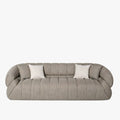 SIENA Canapé 3 places en tissu taupe