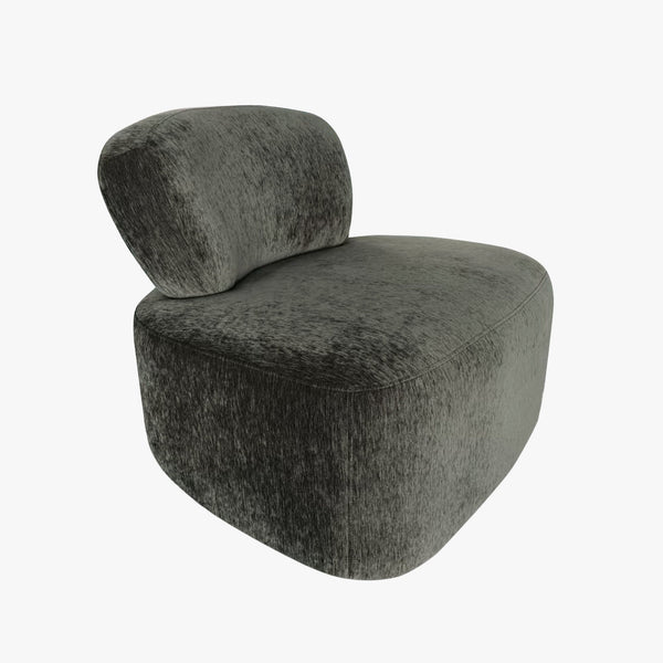 ASTON Fauteuil pivotant en tissu vert
