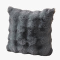 BUBBLE Coussin carré en tissu gris 43x43 cm