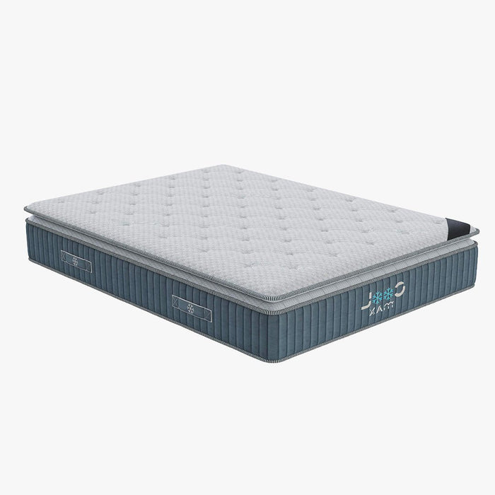 COOL MAX Matelas mémoire de forme et ressorts ensachés 140x190 cm épaisseur 31 cm