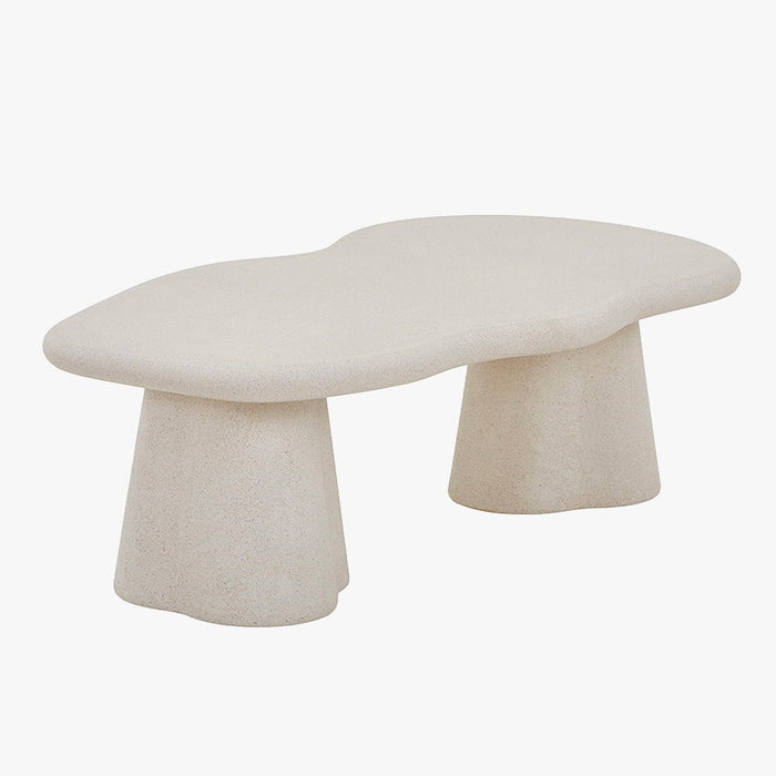FARO Table basse couleur ciment 130 cm