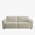 KALYA Canapé 3 places en tissu beige