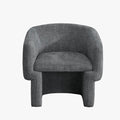 KAYLI Fauteuil cabriolet en tissu gris