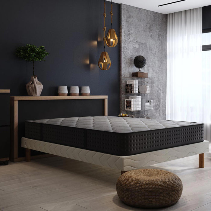 KENAN Ensemble sommier + matelas 26 cm 140x190