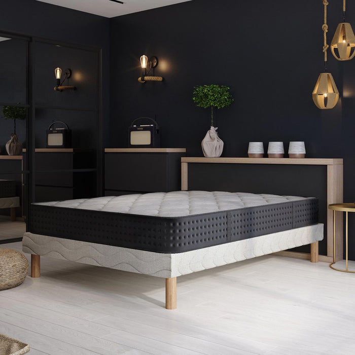 KENAN Ensemble sommier + matelas 26 cm 160x200
