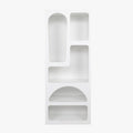 LILA Bibliothèque avec 5 niches blanc