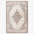 MILAS Tapis oriental en tissu beige - 120x170 cm