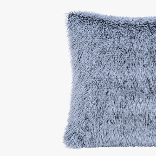 PERLA Coussin carré en tissu bleu 42x42 cm