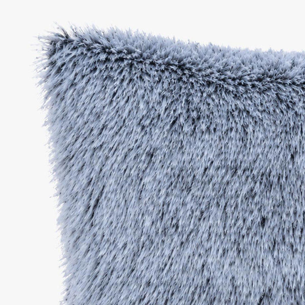 PERLA Coussin carré en tissu bleu 42x42 cm
