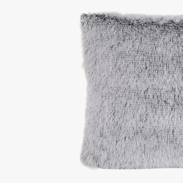 PERLA Coussin carré en tissu gris 42x42 cm