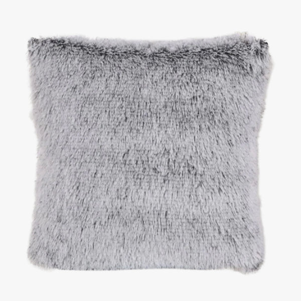 PERLA Coussin carré en tissu gris 42x42 cm