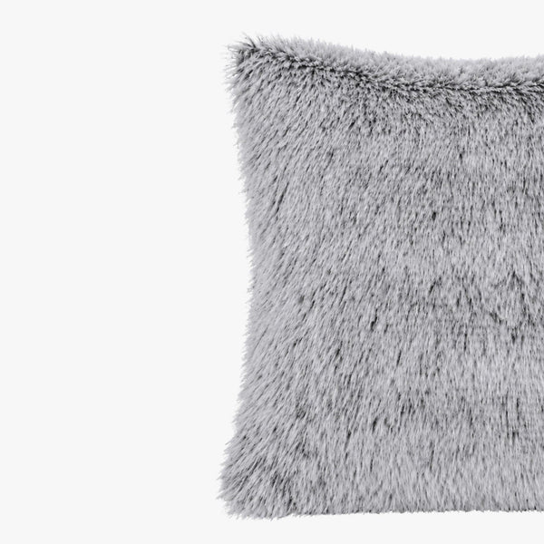 PERLA Coussin carré en tissu gris 42x42 cm