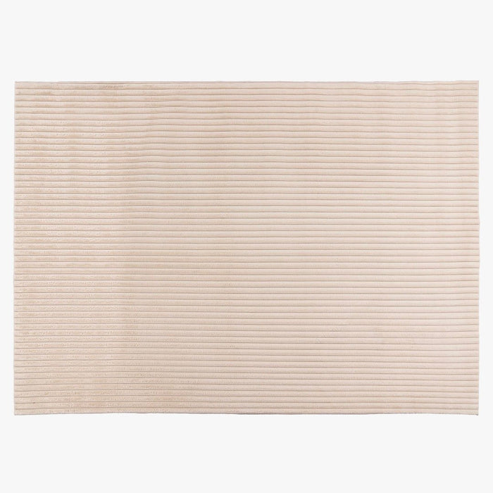 PLUSH Tapis en velours côtelé beige - 160x230 cm