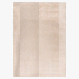 PLUSH Tapis en velours côtelé beige - 160x230 cm
