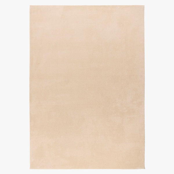 RELAX Tapis en tissu doux beige - 160x220 cm