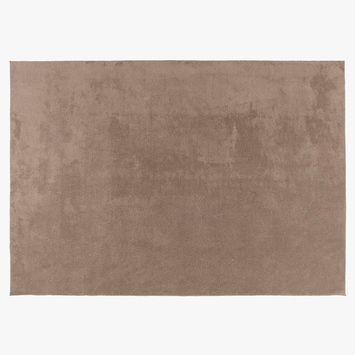 RELAX Tapis en tissu doux taupe - 120x160 cm
