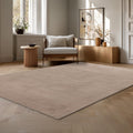 RELAX Tapis en tissu doux taupe - 80x140 cm