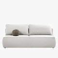 TILIA Canapé 3 places convertible avec coffre en tissu beige