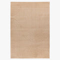 VIVA Tapis en tissu doux à motif en relief beige - 160x230 cm