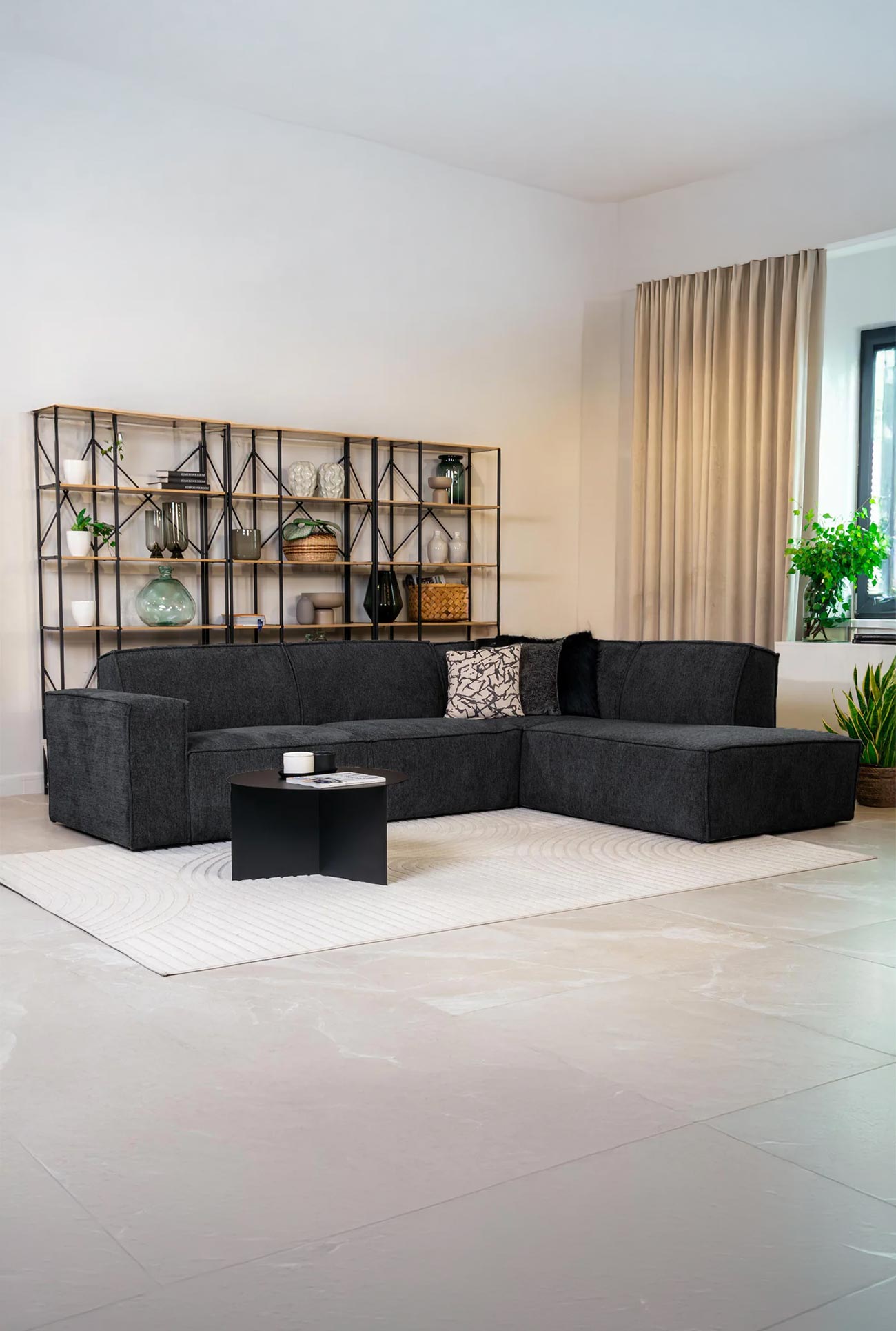 ELIA – Canapés d'angle et canapés panoramiques en tissu - Mobilier Deco