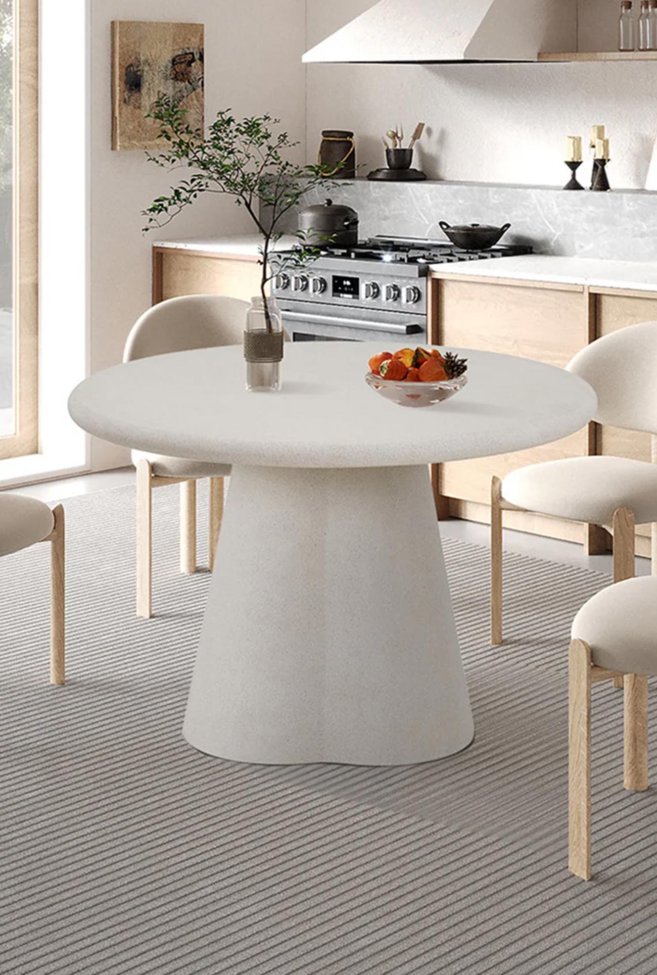 FARO - Tables à manger & table basse couleur ciment - Mobilier Deco