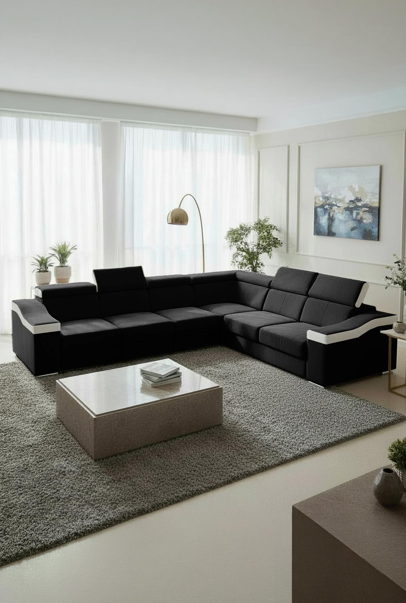 LUCKY - Canapés d'angle convertibles réversibles - Mobilier Deco