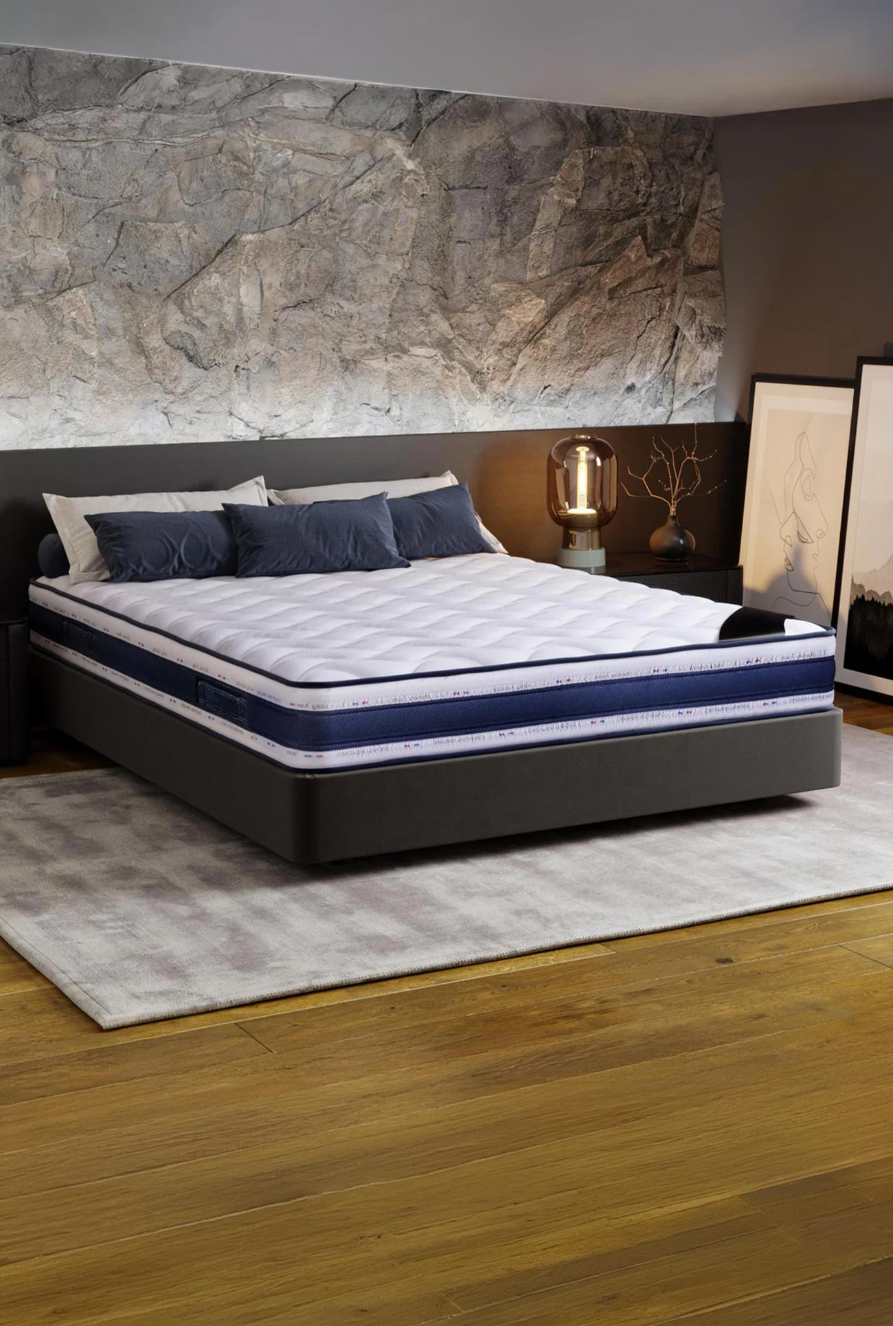 MATIAS - Matelas à mémoire de forme 22 cm - Mobilier Deco