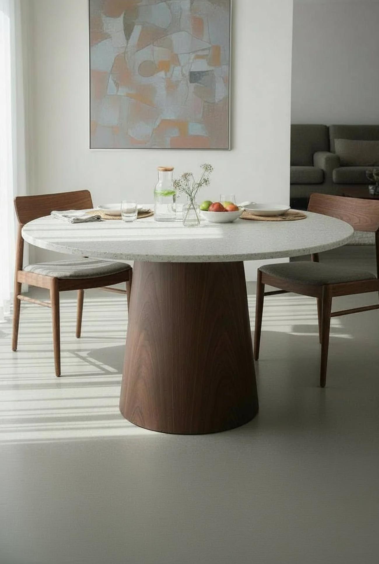 SANA - Tables à manger, tables basses & tables d'appoint marbre composite - Mobilier Deco