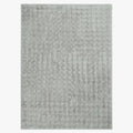 BUBBLE Tapis tissu doux à relief gris - 160x230 cm