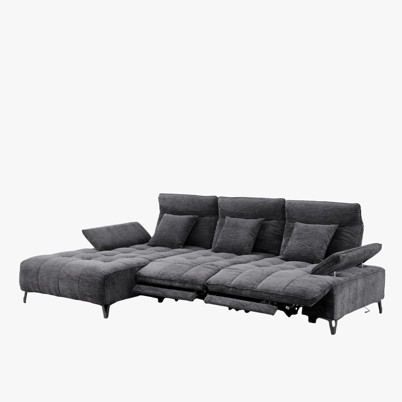 canapé d’angle relax électrique