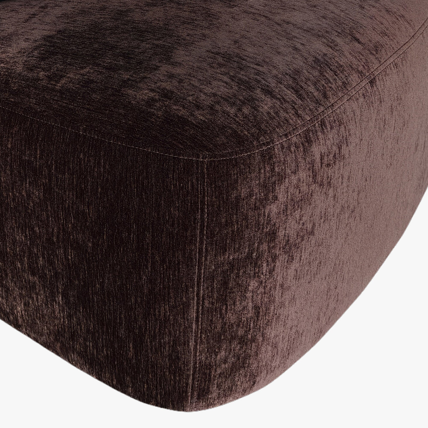 ASTON Fauteuil en tissu marron - Fauteuils - Mobilier Deco