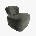 ASTON Fauteuil pivotant en tissu vert