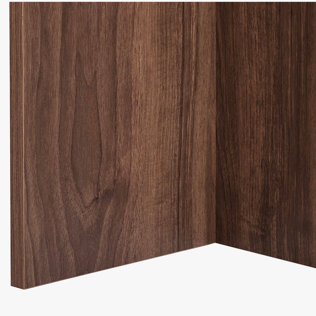 BELORA Table à manger ovale couleur bois foncé 180 cm - Table à manger - Mobilier Deco