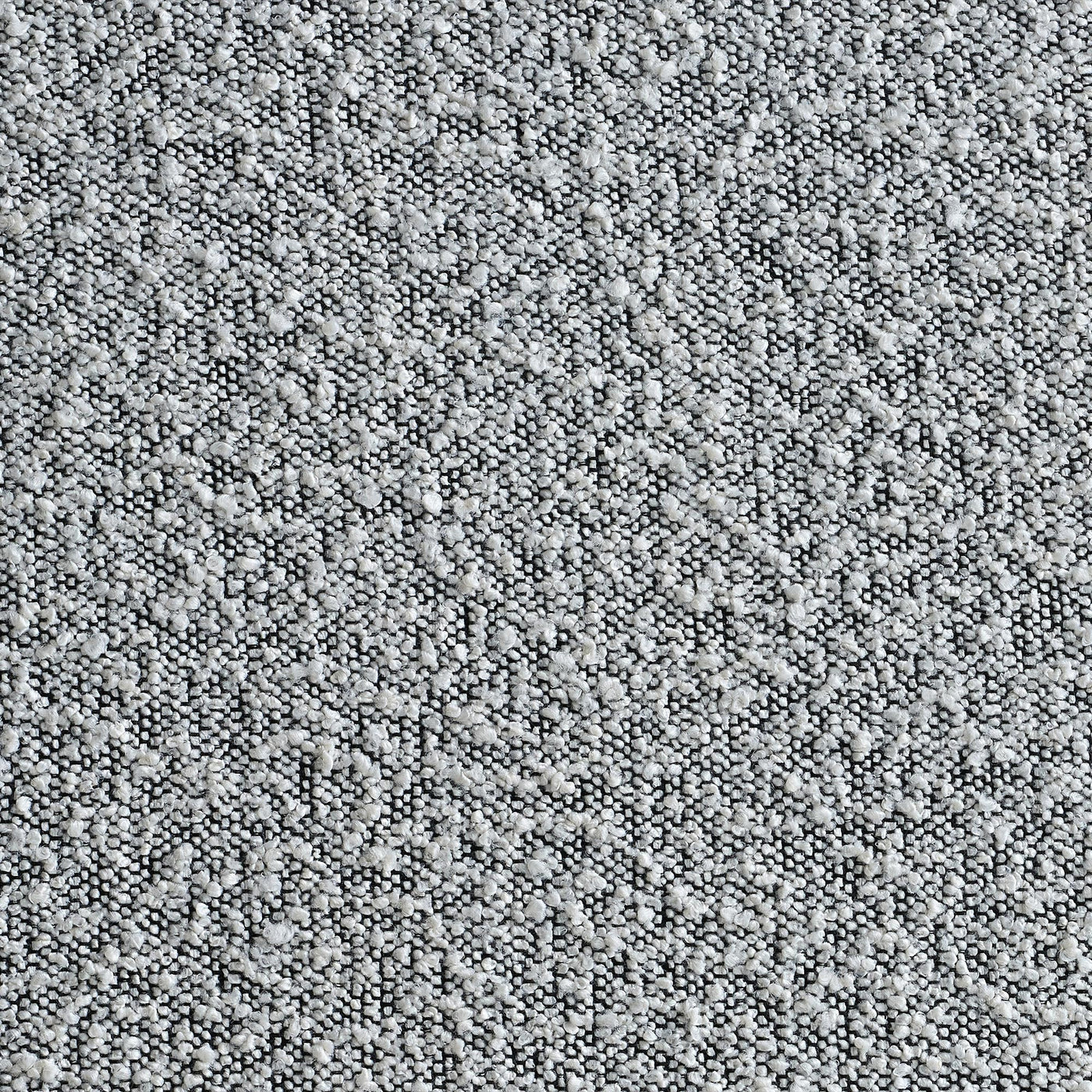 BERY Fauteuil pivotant en tissu bouclette gris - Fauteuils - Mobilier Deco