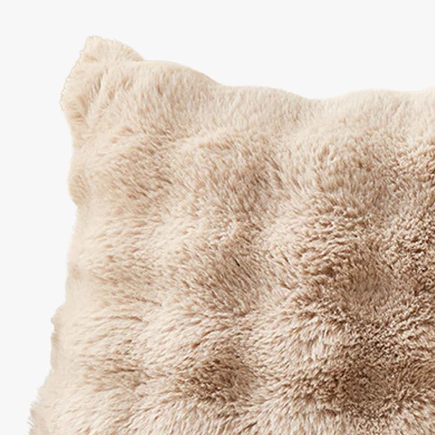 BUBBLE Coussin carré en tissu camel 43x43 cm - Coussins - Mobilier Deco
