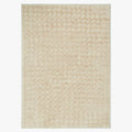 BUBBLE Tapis tissu doux à relief beige - 160x230