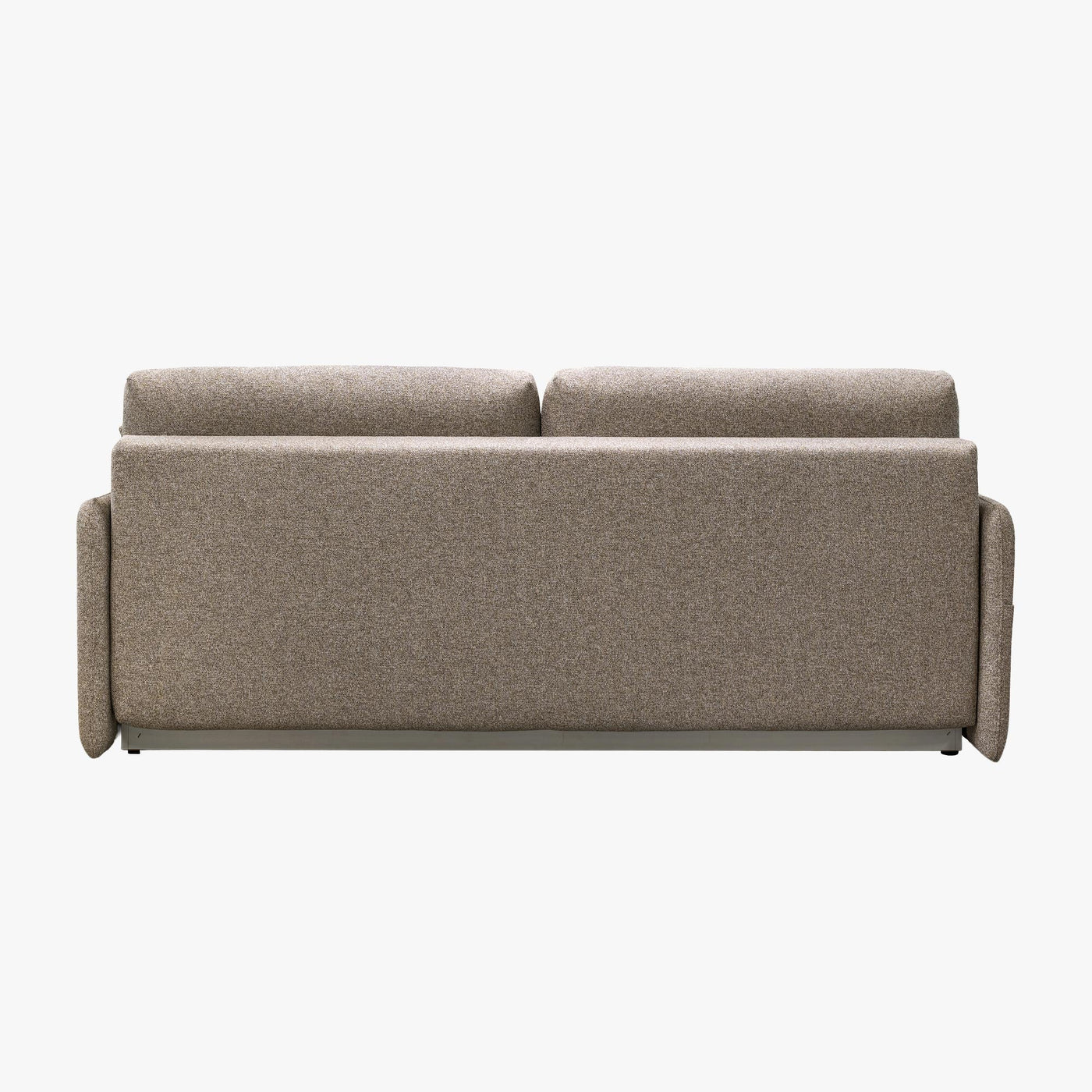CARLA Canapé 3 places convertible en tissu taupe - Canapés convertibles - Mobilier Deco