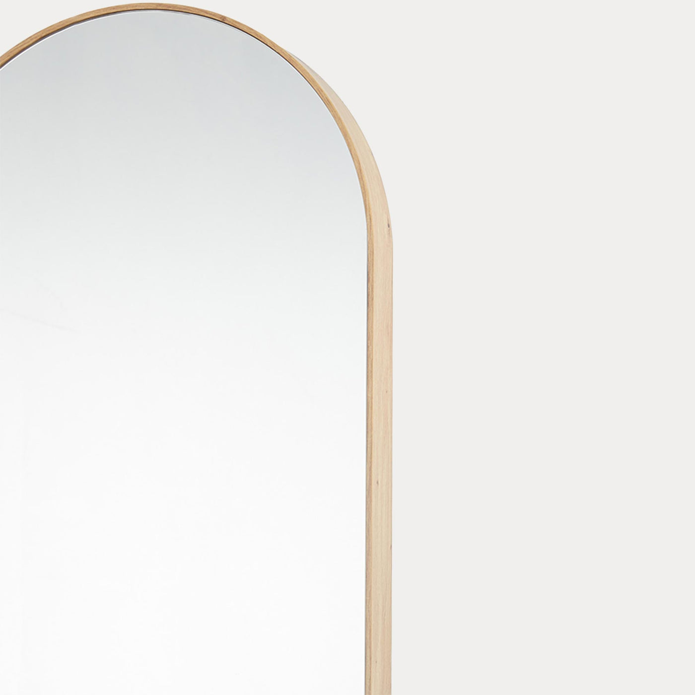 CASSY Miroir sur pieds 160x40 cm couleur chêne vieilli - Miroirs - Mobilier Deco