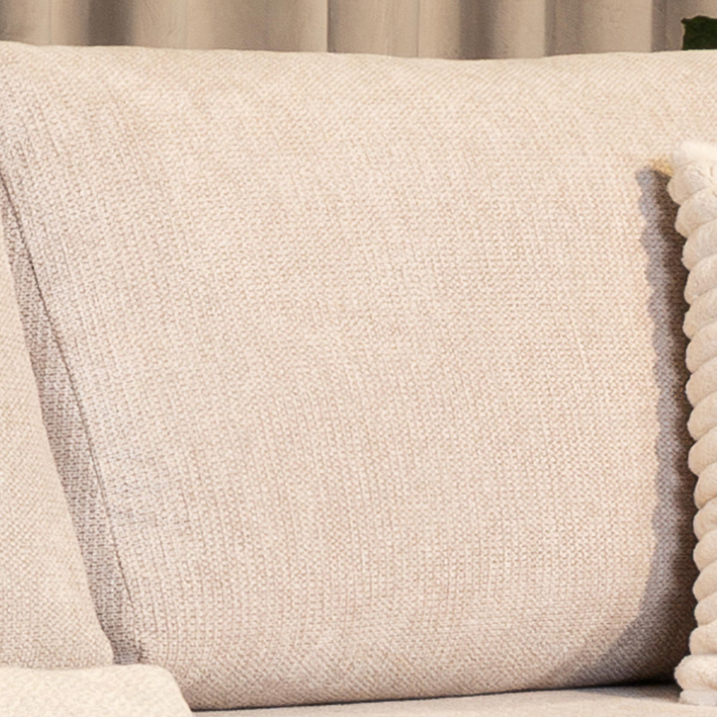 CELSY Canapé 3 places convertible avec coffre en tissu beige - Canapés convertibles - Mobilier Deco