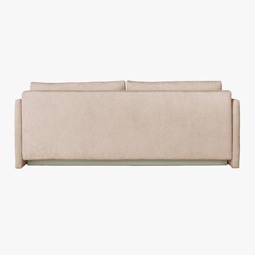 CELSY Canapé 3 places convertible avec coffre en tissu beige - Canapés convertibles - Mobilier Deco