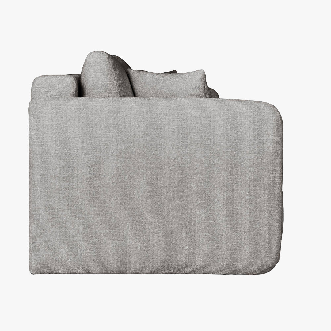 CELSY Canapé 3 places convertible avec coffre en tissu gris - Canapés convertibles - Mobilier Deco