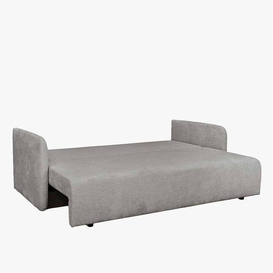 CELSY Canapé 3 places convertible avec coffre en tissu gris — aperçu vidéo