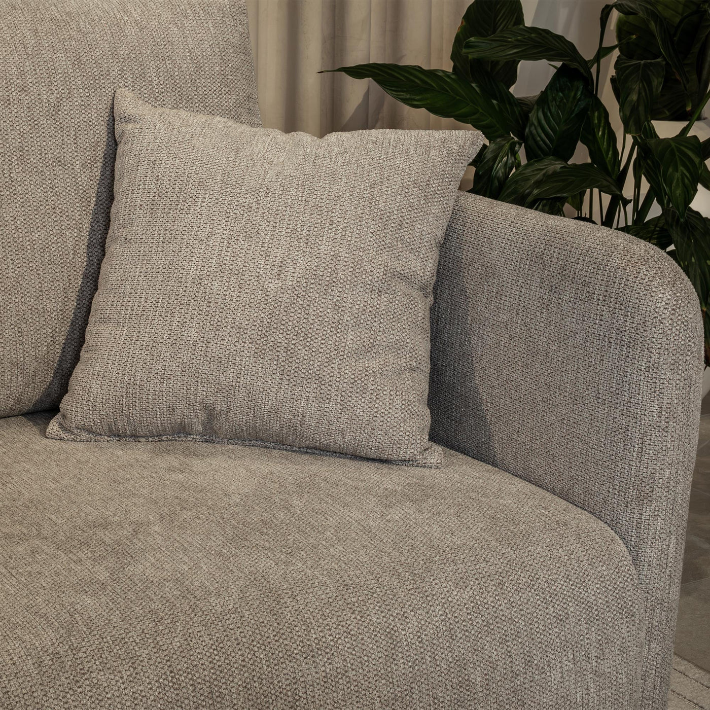 CELSY Canapé 3 places convertible avec coffre en tissu gris - Canapés convertibles - Mobilier Deco