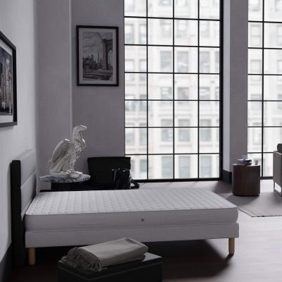 CELTIC Ensemble sommier + matelas 15 cm 140x190 - Ensemble literie - Mobilier Deco