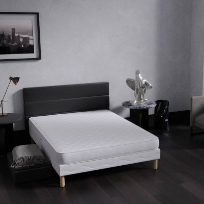 CELTIC Ensemble sommier + matelas 15 cm 140x190 - Ensemble literie - Mobilier Deco