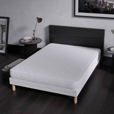 CELTIC Ensemble sommier + matelas 15 cm 140x190 - Ensemble literie - Mobilier Deco