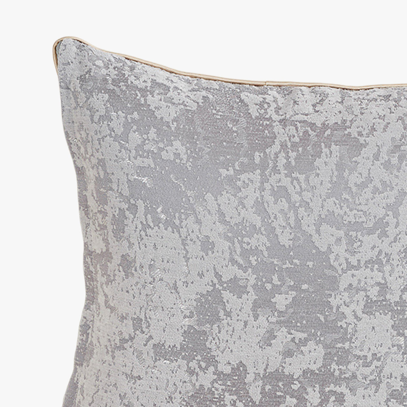 CEOLIA Coussin carré en tissu gris 45x45 cm - Coussins - Mobilier Deco
