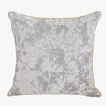 CEOLIA Coussin carré en tissu gris 45x45 cm