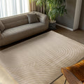 COMFORT Tapis doux à motif beige - 160x230 cm